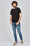 Uztex Erkek Polo Yaka T-Shirt 07100253 Siyah