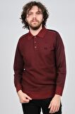 Pelikan Erkek Polo Yaka Kazak 1577412 Kırmızı