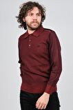 Pelikan Erkek Polo Yaka Kazak 1577412 Kırmızı