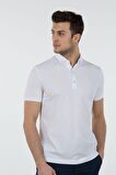 Wemsey Erkek Slim Fit Pike T-Shirt 40812126 Beyaz