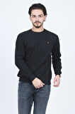 Metropolitan Erkek Bisiklet Yaka Sweatshirt 6240101 Siyah