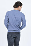 Metropolitan Erkek Bisiklet Yaka Sweatshirt 6240101 Indigo