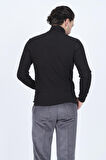 Raymons Erkek Fitilli Tam Balıkçı Triko Yün Kazak 67822887 Siyah