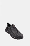 Marcomen Erkek Hakiki Deri Sneaker Ayakkabı 18168 Siyah