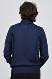 Pave Erkek Polo Yaka Yün Kazak 4538004 Saks