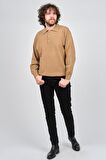 Ida Erkek Lambswool Polo Yaka Kazak 0593147 Camel