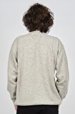 Ida Erkek Lambswool Bisiklet Yaka Kazak 0593154 Gri