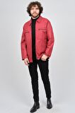 Daynax Erkek Fermuar Cepli Mevsimlik Mont 4925100 Bordo