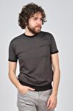 Tony Montana Erkek Bisiklet Yaka T-Shirt 3183305 Füme