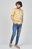 Dolfini Erkek Cep Detaylı Polo Yaka T-Shirt 4841638 Camel