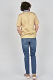 Dolfini Erkek Cep Detaylı Polo Yaka T-Shirt 4841639 K.Bej