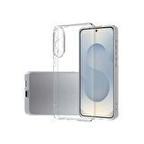 Gpack Samsung Galaxy S25 Edge uyumlu Kılıf Süper Silikon Kamera Korumalı Şeffaf