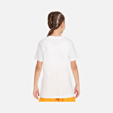 nike Sportswear Boxy 2 Graphic Short-Sleeve kids t-shirt Çocuk pamukklu beyaz Tişört fv5346