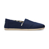 Kadın Espadril / Keten 10017712 Toms ALPARGATA Recycled Cotton Canvas Navy