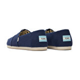 Kadın Espadril / Keten 10017712 Toms ALPARGATA Recycled Cotton Canvas Navy