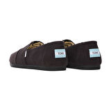 Kadın Espadril / Keten 10017716 Toms ALPARGATA Recycled Cotton Canvas  Black/ Black