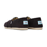 Kadın Espadril / Keten 10017732 Toms Alpargata Classic Recycled Cotton Canvas Black