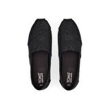 Kadın Espadril / Keten 10020656 10020665 Toms Alpargata Classic Metallic Linen Stripe
