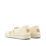 Kadın Espadril / Keten 10021570 Toms ALPARGATA PLUS  Moroccan Crochet Natural