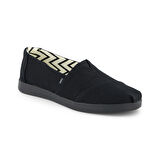 Kadın Espadril / Keten 10021575 Toms ALPARGATA HERIGATE CANVAS All Black