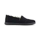 Kadın Espadril / Keten 10021575 Toms ALPARGATA HERIGATE CANVAS All Black