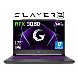 Game Garaj Slayer2 D5 7XL-3060 C1 Intel Core i7 12700H 16GB RAM 512GB SSD 6GB RTX3060 17.3'' FHD 144Hz FreeDOS Oyuncu Dizüstü Bilgisayar + Çanta