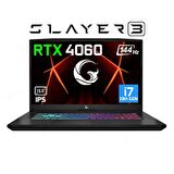Game Garaj Slayer3 7-4060 C2 i7-13700H 32GB 1TB SSD RTX4060 15.6" FHD IPS 144Hz DOS + Çanta