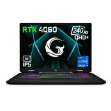 Game Garaj Slayer4 7-4060 C2 Intel Core i7 14700HX 32GB RAM 1TB SSD RTX4060 16" QHD 240Hz IPS FreeDOS Dizüstü Bilgisayar + Çanta