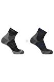 Salomon LC2082900 X Ultra Access Quarter 2 Unisex Çorap