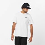 Salomon GRAPHIC PERF SS TEE M BEYAZ Erkek Tshirt