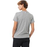 Salomon LOGO SS TEE W Gri Kadın Tshirt