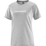 Salomon LOGO SS TEE W Gri Kadın Tshirt