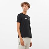 Salomon LOGO SS TEE W SİYAH Kadın Tshirt