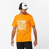 Salomon RUNNING GRAPHIC SS TEE M Turuncu Erkek Tshirt