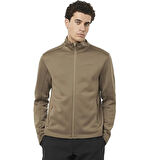 Salomon LC2329100-LC2300800 Sntial Midfleece Fz Jacket Erkek Polar Fermuarlı Sweatshirt