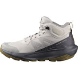Salomon 475642 Elixir Activ Mid GTX W Silver Cloud/Nine Iron/Gothic Olive Kadın Outdoor Bot