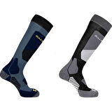 Salomon LC2377800 S-Access 2 Pack 2 Parça-Adet Unisex Çorap