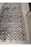 Kaymaz Tabanlı Yıkanabilir Çizgili Kilim Desenli Dokuma Taban Halı