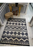 Kaymaz Tabanlı Yıkanabilir Örüntü Kilim Desenli Dokuma Taban Halı