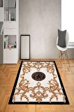 Kaymaz Taban Yıkanabilir Modern Baroque Medusa Desenli Dot Taban Halı