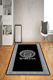 Kaymaz Taban Yıkanabilir Dekoratif Modern Medusa Desenli Dot Taban Halı