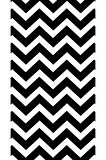 Kaymaz Tabanlı Yıkanabilir Zigzag Desenli Dot Taban Halı