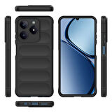 Gpack Realme C61 uyumlu Kılıf Etnik Optimum Mat Kamera Korumalı Silikon