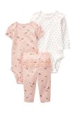 Carter's Layette Kız Bebek 3'Lü Set 1P597210 Pembe