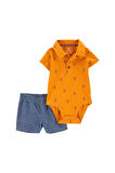 Carter's Erkek Bebek Alt Üst Set Ananas Turuncu