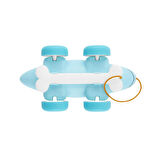 Skip Hop Explore And More Dinosaur 3'ü 1 arada Bebek Müzikli Çekmeli Oyuncak