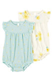 Layette Kız Bebek Tulum Set 2'li Paket 1S360210