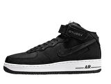 Nike Air Force 1 '07 Mid x Stussy Siyah Sneaker DJ7840001 M-172