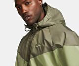 Nike Sportswear Windrunner Full Zip Hoodie Yeşil Erkek Ceket-Yağmurluk DA0000-334