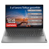 Lenovo ThinkBook 15 G3 ACL AMD Ryzen 7 5700U 16 GB 512 GB SSD Freedos 15.6" FHD Taşınabilir Bilgisayar 21A40037TX16